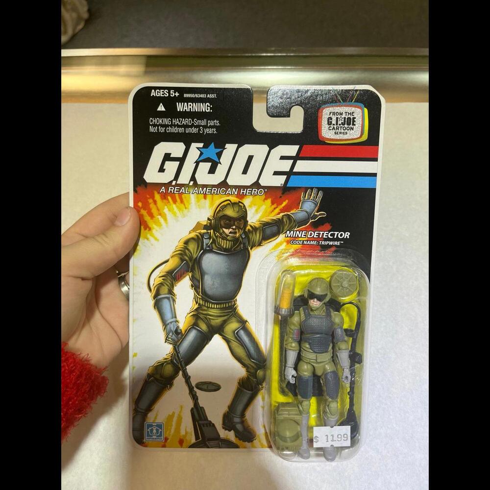 GI Joe 25th Anniversary Tripwire Figure cartoon series  2008 Hasbro NEW‎